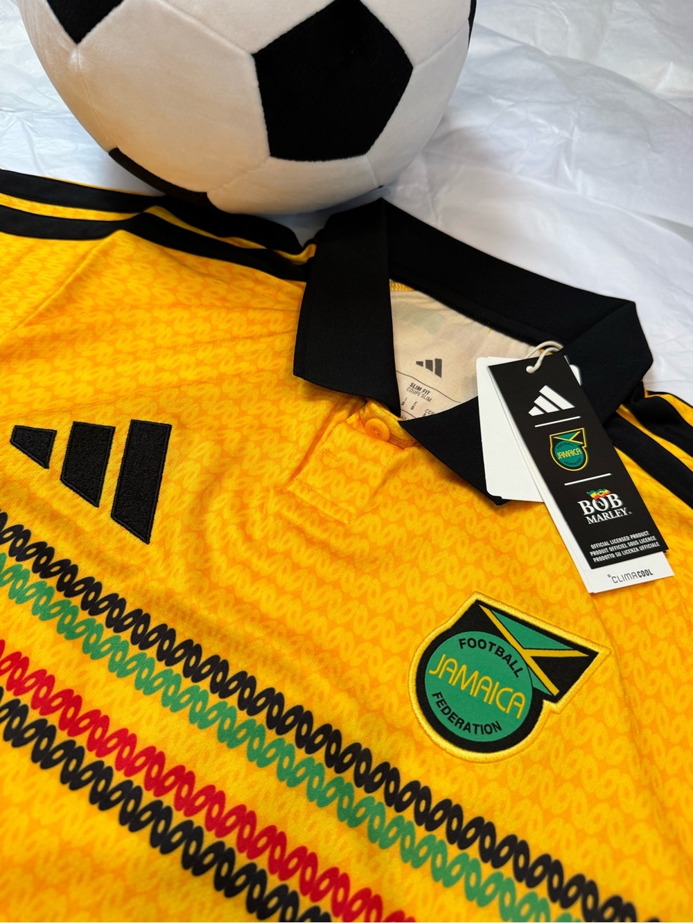 🇯🇲 Adidas Jamaica National Team Home Jersey - official licensed - Picture 5 of 11